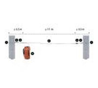 Deltaplus lv301 - Ligne de vie temporaire en câble