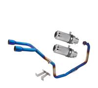 Ligne D'échappement Complète Avant Moto Pour Suzuki GSX150R GSXR150 GSX-S150 Pièces Modifiées Acier Inoxydable 50.8mm système(TYPE-I)