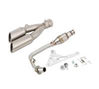 Ligne D'échappement Complète Pour Moto Pour Piaggio Pour Vespa Pour Sprint 125/150 Pour Primavera 125/150 2017 2018 2019 2020 2021 2022(ModèleA)
