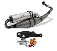 Ligne d'échappement LeoVince HAND MADE TT homologué ECE pour Aprilia SR 50 R