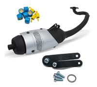Ligne d'échappement LeoVince TOURING homologué ECE pour Aerox 50 catalyseur LC