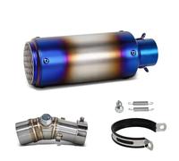 Ligne D'échappement Sans Lacet Moto Modifier Le Silencieux Projet Tuyau Central Pour Versys 650 2015-2023 Partie du corps(Style 11)
