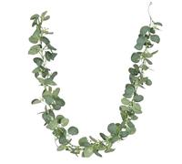 Ligne Déco - Guirlande Feuille Artificielle Eucalyptus 165cm | Plante Artificielle Haut de Gamme Intérieur | Guirlande Végétale Réaliste | Decoration Maison Élégante | Fausse Plante Interieur