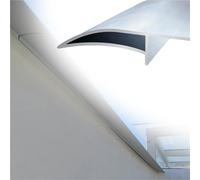 Ligne D'égouttement De Toit D'avant-toit De 125 Cm De Longueur, Profil De Bec D'aigle De Garniture De Seuil De Bord De Chute De Mur(10 PCS)