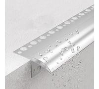 Ligne d'égouttement en Aluminium pour Murs extérieurs/Avant-Toit, moulure de Garniture de gouttières supérieures de Toit pour Mur, Bande d'égouttement en Bec d'aigle pour fenêtres