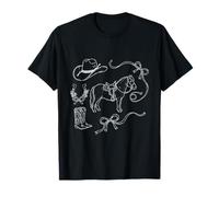 Ligne d'équitation Miniature pour Amateur de Poney T-Shirt
