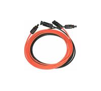 Ligne d'extension solaire photovoltaïque Cable d'extension de panneau solaire avec connecteur MC4 Paire rouge + noir, 14AWG 3