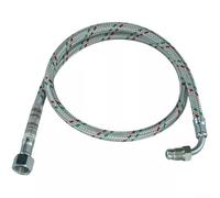 Ligne d'huile pour Riello Oil Line 3/8" flexible robuste filetage interne femelle x coude mâle 6,35 mm, pour Riello G5LC G10LC G20LC G20S