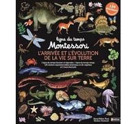 Ligne du temps Montessori - L'arrivée et l'évolution de la vie sur Terre - 2 grandes frises Montessori de 2,5 mètres + stickers repositionnables