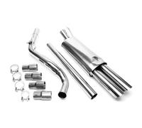 Ligne Echappement CatBack Inox VW Golf 3 Cabriolet de 1991 a 1998-30617080