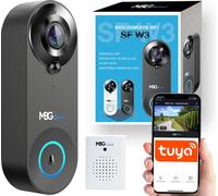 Ligne MBG Interphone vidéo SF W3, Caméra, Sonnette USB, WIFI, TUYA SMART, IoT, Détecteur de mouvement, Interphone, 2MPIX, FULL HD 1920x1080p, Batterie 4400 mAh, Etanche, IP65, 120°/150°, Android, iOS,