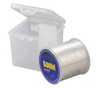 Ligne Monofilament Nylon 500M Flexibilité Élevée | Nylon haute résistance, invisibilité sous l'eau, idéal truite et carpe, 500 mètres, performance fiable