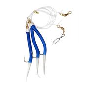Ligne montée mer Shakespeare Gummi Makk Rig 5/0 Bleu TU