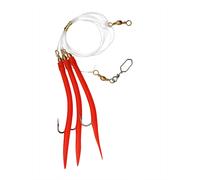 Ligne montée mer Shakespeare Gummi Makk Rig 5/0 Rouge TU