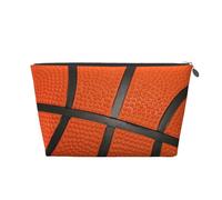 Ligne Noire de Basket-Ball, Trousse de Toilette Trousse de Maquillage Sac à cosmétiques Trousse de Toilette de Voyage Portable
