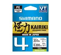 Ligne Shimano Kairiki 4 150m 0,20mm 13,8kg Mantis Green 20
