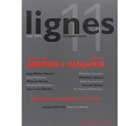 Lignes 11 - adorno/benjamin