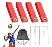 Lignes de Beach-Volley Set Portable de Délimitation Sportive de Terrain