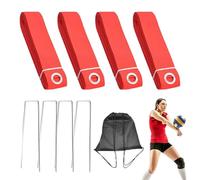 Lignes de Beach Volleyball pour Sable,Ensemble Portable de Limites de Terrain de Sable - Lignes de Marquage de Volleyball pour Parc | pour Terrain Extérieur, Plage, Parc, Jardin, Cour, Maison, Tournoi