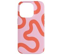 Lignes de Corail biologiques, Motif ondulé Abstrait Coque pour iPhone 14 Pro