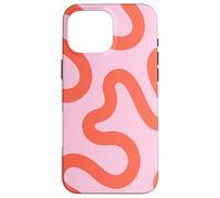 Lignes de Corail biologiques, Motif ondulé Abstrait Coque pour iPhone 16 Pro Max