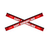 Lignes de Lancer de fléchettes Autocollantes - Autocollants de Sol imperméables, 2 pièces pour fléchettes en Acier et Souples | Idéal pour Club, Garage, Cave, résidence, fête, Bar, Maison, Bureau.