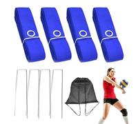 Lignes de Volley-Ball - Signaux de Terrain Pliables, Configuration du Jeu en Plein air | Kit de frontière portatif pour l'entraînement Match de la Cour Play Loi