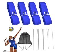 Lignes de Volleyball de Sable - Marquage pour Volleyball en Parc - Accessoires Sportifs Pliables pour Parc, Jardin, Maison, Entraînement et Extérieur