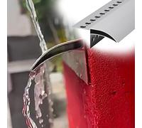 Lignes d'égouttement en Bec d'aigle de 4/8/ 10/12/ 20/60 Pieds, Bande de Protection de Bord de Rebord de Mur/fenêtre, Outil d'égouttement de gouttière en Aluminium pour l'extérieur,