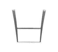 Lignes Intérieures Autocollant De Cadre De Panneau De Navigation De Contrôle Central De Voiture En Fibre De Carbone Souple Pour Nissan 350Z 2003-2009(Black)