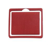 Lignes Intérieures Autocollant De Panneau De Commutateur Caché De Rangée Arrière De Voiture En Fibre De Carbone Souple Pour Infiniti G25 G35 G37 2007-2013(Rood)