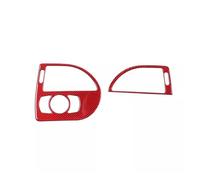 Lignes Intérieures Pour BMW Série 6 M6 E63 E64 2004-2010 Autocollant Garniture Panneau Sortie D'air Climatiseur Latéral En Fibre De Carbone Souple Pour Voiture(Rood)