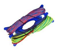 Lignes pour cerf-Volant - HQ - 4 lignes - 50 kg 4 x 20 mètres MULTI-COLOUR G