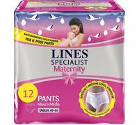 Lignes Spécialistes Maternité Serviettes Post-Partum Taille M Paquet De 12