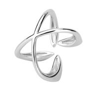 Lignes tendance croisées bagues géométriques personnalités créatives ouvertes à la mode bijoux pour femmes pour un usage quotidien accessoires tendance pour femmes, One Size, Comme décrit, Comme