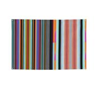 Lignes verticales irrégulières à suspendre au mur, adaptée pour diverses scènes, fêtes, rassemblements (119,4 x 180,3 cm) bannière festive