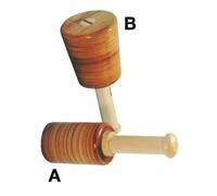 LIGNOSTONE Marteau de sculpteur n° B3, conique ø110mm 1,000g, avec manche pressé 250mm