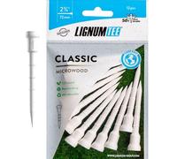 Lignum Ring System Golf Tee (Lot de 12) - Blanc/Blanc, 72 Mm