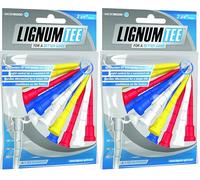 Lignum Tees 72 mm Tees Pack of 12 - Mix Neon