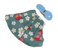 Ligny Harness Lash, Escape Proof Rabbit Vest Harness and Lash Set Adorable Multifonctional Confortable pour Le Furet pour Le Cobaye pour Le Hamster (M)