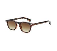 LIGOES Lunettes de soleil carrées femmes hommes lunettes de soleil rétro monture CP temple temple UV400 lunettes, Léopard avec marron