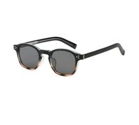 LIGOES Lunettes de soleil carrées pour hommes femmes mode lunettes de soleil UV400 lunettes CP cadre lunettes, Noir léopard gris
