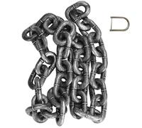 Ligot de chaîne pour Petit Chien 79 Pouces Fausse Fausse Free Chain Lasse pour Un Petit Chien avec la Connexion de la Ligne de Chien en Plastique en Plastique argenté D pour Avoir Promenade Le