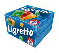 Schmidt Spiele 01107 Ligretto Bleu, Jeu de Cartes Tactique passionnant