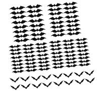 LIGSLN Autocollants chauve-souris d'Halloween adhésifs en PVC pour fenêtre, mur, cheminée, porte, décalcomanies volantes réalistes pour décoration de la maison, décorations d'Halloween
