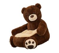 LIGSLN Canapé pour bébé et enfant avec tissu en peluche pour salon, coussin ours de dessin animé, meubles de lecture pour tout-petits