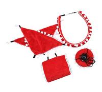 LIGSLN Ensemble de gymnastique multifonction en tissu doux pour hamster - Lit tunnel pour optimiser l'espace de la cage - Cachettes pour hamster