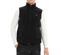 LIGSLN Gilet chauffant électrique à 3 températures - Chaleur rapide en quelques minutes - Tissu extensible pour soulager la taille - Utilisation en extérieur - Famille et personnes âgées