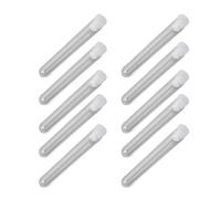 LIGSLN Lot de 10 tubes de rangement transparents pour aiguilles à broder, feutrer, aiguilles, travaux d'aiguille, couture