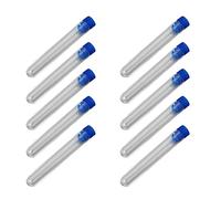 LIGSLN Lot de 10 tubes de rangement transparents pour aiguilles à broder, feutrer, aiguilles, travaux d'aiguille, couture